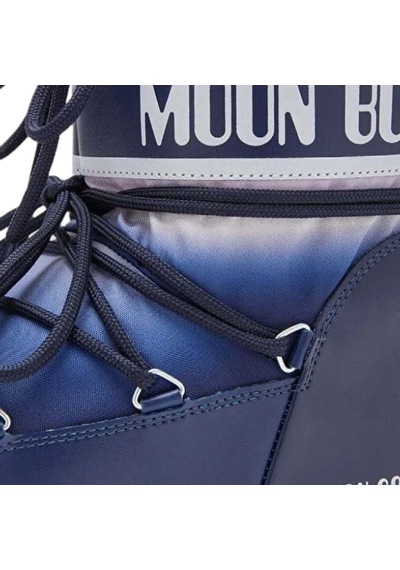 Moon Boot Moon Boot Icon Low Unisex Çocuk Kar Botu Blue Mavi