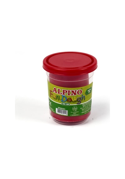 Alpino Oyun Hamuru 130 Gr Kırmızı Dp-000304 Çok Renkli