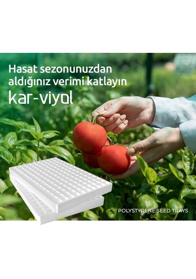 Strafor Köpük Viyol Fide Yatağı 98 Göz