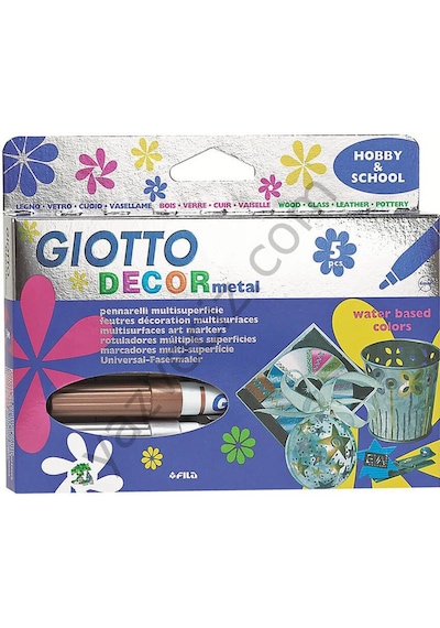 Gıotto Decor Metalik Boya 5'li