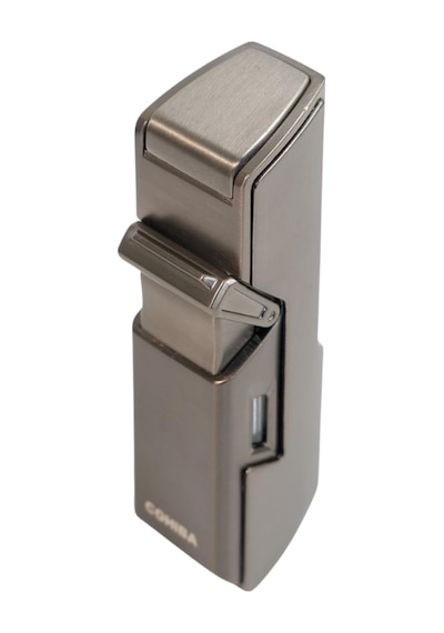 Cohiba Tek Torch Pürmüz Delici İğneli Gunmetal Metal Puro Çakmağı