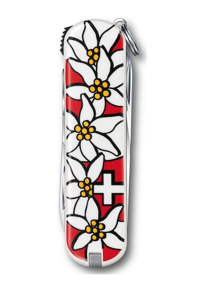 Victorinox 0.6463.840 Nailclip 580 Edelweiss Desenli Tırnak Makaslı Kamp Çakı Çok Renkli