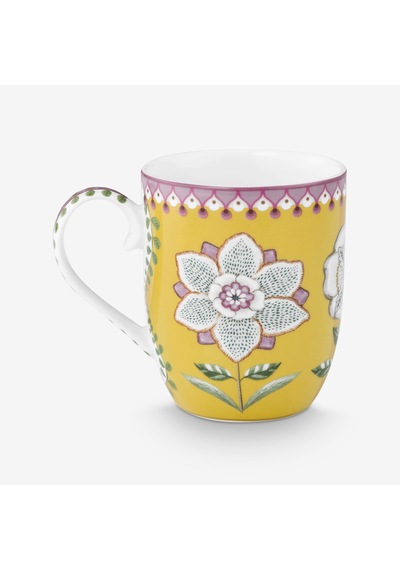 Sarı Porselen Kupa 145 Ml