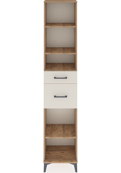 Arges Dolap 4 Raflı 2 Çekmeceli 44x30x221 Çam-aytaşı Atlas Çam