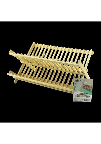 Bambu Tezgah Üstü Bulaşıklık Ve Tabaklık 46x33 Cm .