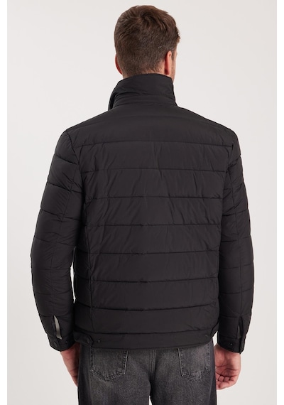 Tudors Erkek Regular Fit Klasik Kesim Çift Cepli Çıtçıt Kapamalı Siyah Mont-41602 Siyah