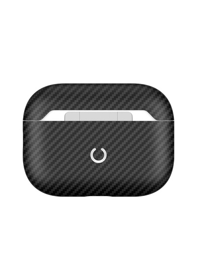 Apple AirPods Uyumlu Pro 2 Zore Airbag 43 600d Karbon Fiber Kulaklık Kılıfı Siyah