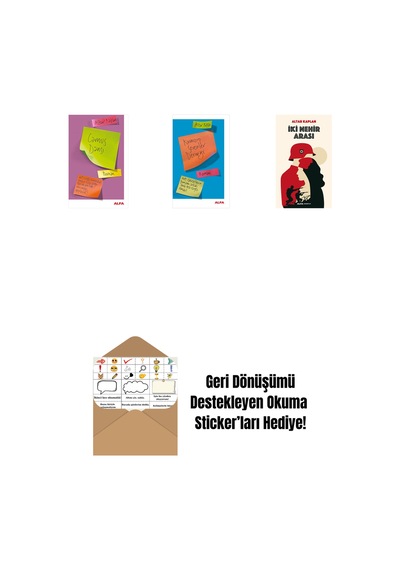 Camus Dansı + Kırmızıyı Sevenler Derneği + İki Nehir Arası + Okuma Sticker'ları