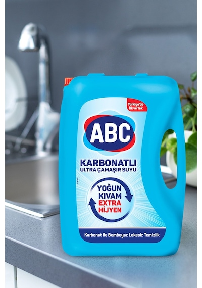 Abc Ultra Çamaşır Suyu 3,25 Lt Karbonatlı 4'Lü Paket