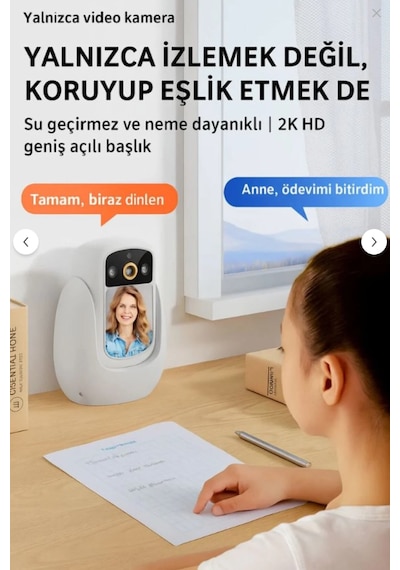 Cr08 Akıllı Güvenlik Kamerası Çift Yönlü Ses Multiplayer Online Full Hd Gece Görüşü Ev Ofis