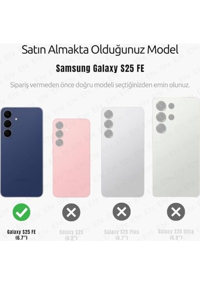 Samsung Galaxy S25 Fe Uyumlu Kamera Korumalı Magsafe Wireless Şarj Özellikli Sert Sararmaz Kristal Şeffaf Kılıf Diğer