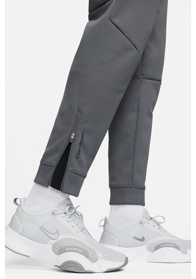 Nike Training Pro Sphere Therma Fit Jogger Fermuar Cepli Erkek Eşofman Altı Gri Gri