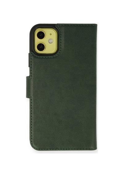 Newface - 974 - iPhone Uyumlu 13 Mini Kılıf Trend S Plus Kapaklı Kılıf - Csmo-tex - - Yeşil