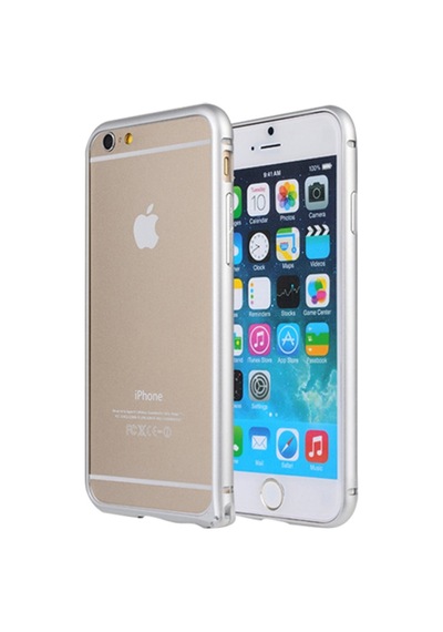Apple Uyumlu iPhone 6 Plus 5,5 Inç Metal Bumper Çerçeve Kilif Gri 225307434