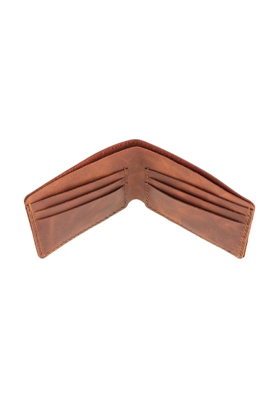 Twingold İsme Özel Yatay Klasik Cüzdan - %100 Rainbow Deri - A010001 - Tobacco Tobacco