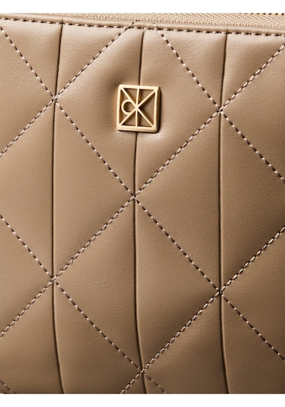 Quılted Camera Bag Desert Taupe
