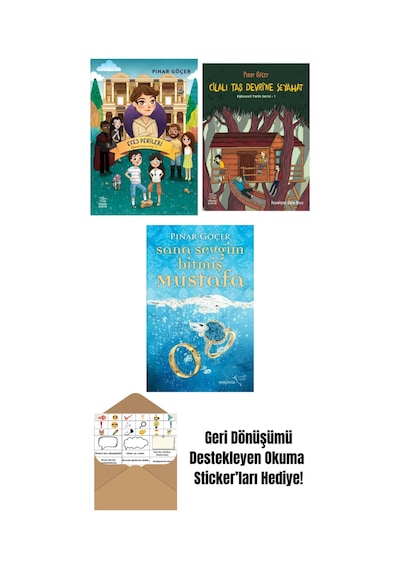 Efes Perileri Efsanevi Yerler Serisi 3 + Cilalı Taş Devri Ne Seyahat Eğlenceli Tarih Serisi 1 + Sana Sevgim Bitmiş Mustafa