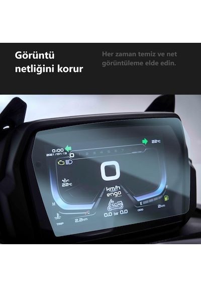 Voge Sr4 Max 350 Ekran Koruyucu Nano 7 İnç Gösterge Paneli ' Sadece Ekran Koruyucu