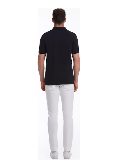 Hatemoğlu 530814658 Regular Fit Pamuk Polo Yaka Erkek Tişört Lacivert