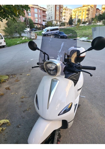 Motocam Rks Neon 125 Ön Cam 2023-2026 Model 44cm Füme Renkli 4mm Aparatsız