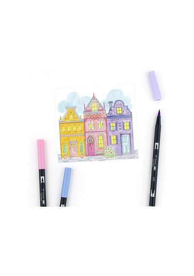 Tombow Grafik Kalemi Ab-T Dual Seti Pastel 10 Renk 56187