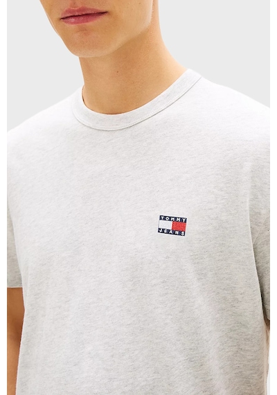 Tommy Jeans Erkek T Shirt Dm0dm22667 P08 Gri