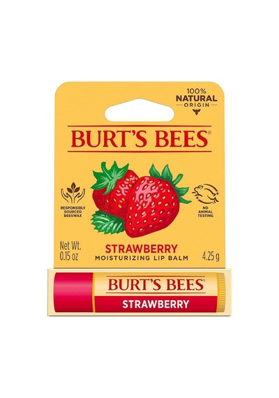 Burt's Bees Strawberry Lip Balm Blister - 4 Adet Tarı