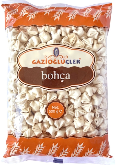Gazioğlu Üçler Bohça Kuru Mantı 500 Gr X 4 Adet
