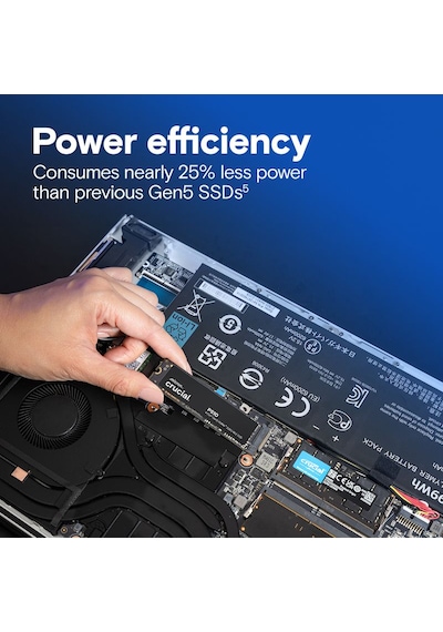 Crucial P510 1tb Pcıe Gen5 Nvme 2280 M.2 Ssd Ct1000p510ssd8 1100