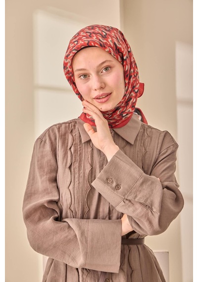 Silk Home Aura Eşarp 140006-04 Bordo, Siyah, Beyaz, Vizon