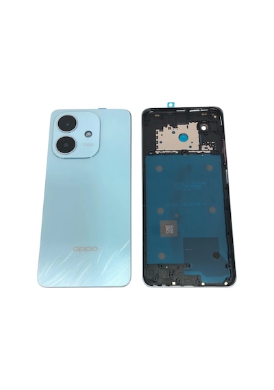 Oppo A3 Cph2669 Kasa Arka Kapak Pil Kapağı Mavi
