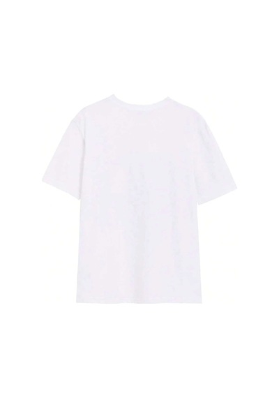 Startmore Adrift Karikatür Ve Grafik Tasarım Oversize T-shirt Cartoon/letter Serisi Kod394 Beyaz
