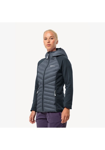 Jack Wolfskin Routeburn Hybird Kadın Siyah Mont 1710863 Siyah