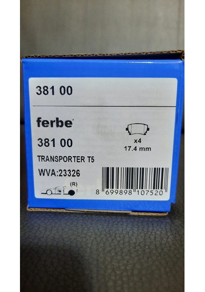 Ferbe 38100 Beşer 3842 Transporter T5 Arka Balata