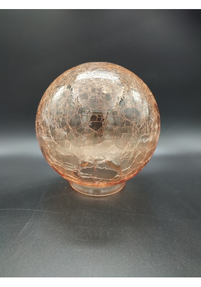 Osmanlı Avize Camı.bal Rengi,grifli,çap:20.00cm-duy Yuvası:10.00c Bal