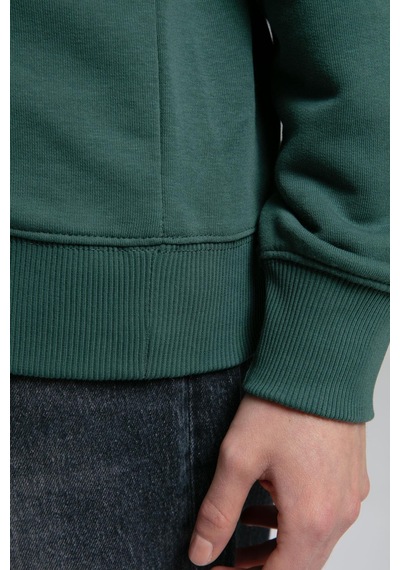 Lee Cooper Iona Kadın O Yaka Sweatshirt Zümrüt-21482 Zümrüt