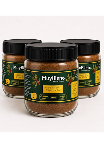 Hindiba Diyet Kahve 1 Aylık- 60 Kullanım 150 Gr Kavanoz Seri Granül
