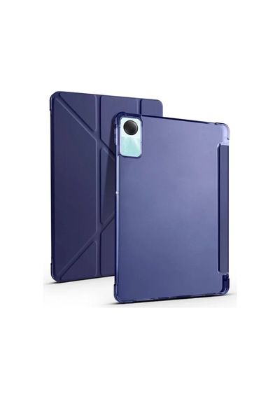 Xiaomi Redmi Pad Se 4g Uyumlu Kılıf Kalemlikli Mars Tablet Kılıfı - Lacivert Diğer