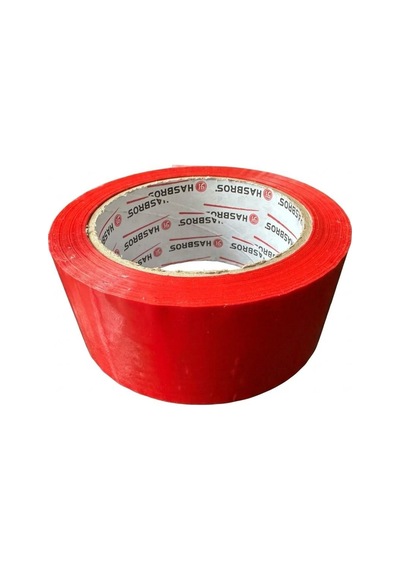 Hasbros Slikonize Bant Kırmızı Koli Bandı / 45 Mm X 100 Metre / 10 Adet