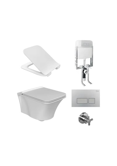 İbiza Rimless Asma Klozet + Gömme Rezervuar Takım