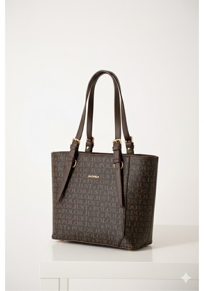 Just Polo Kadın El Ve Omuz Çantası Yeni Sezon Ebat :boy: 25 En : 35 Cm Kahvetaba