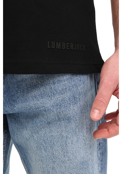 Lumberjack Mb Ros 11hs113 5fx Siyah Erkek Kısa Kol T-shirt Siyah
