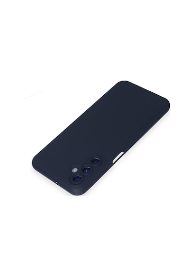 Samsung Galaxy Uyumlu. M34 5g Kılıf Nano İçi Kadife Silikon - Lacivert