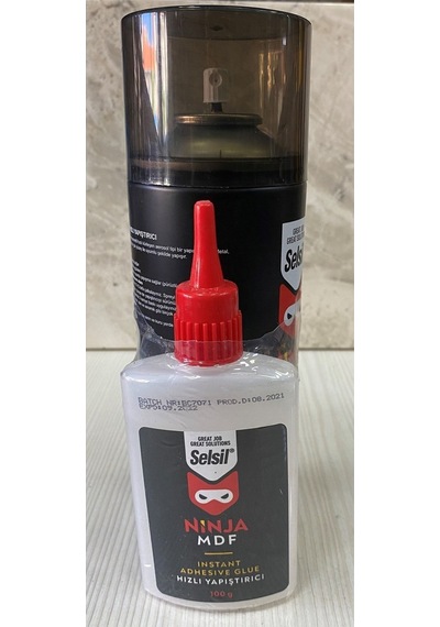 Selsil Ninja Büyük Boy Hızlı Yapıştırıcı Kit 400ml, 100gr 290 ML