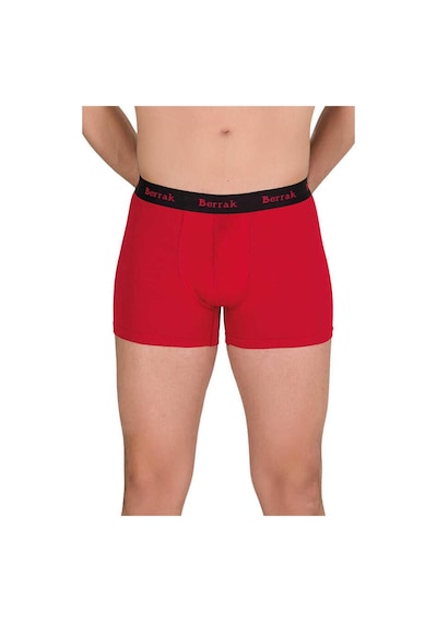 Berrak Premium Likralı Modal Penye Erkek Boxer - 4476-Gri