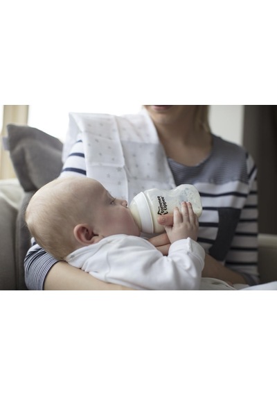 Tommee Tippee Closer To Nature Easi-vent İçecek Süpürgesi, Yavaş Gıda Akışı, 0 Aydan İtibaren, 2'li Set