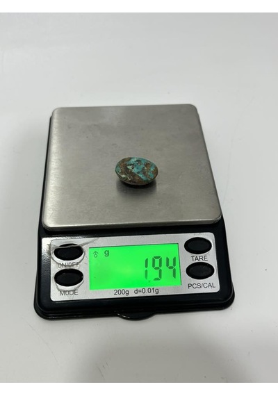 Doğal İran Nişabur Firuze Turkuaz Taşı 9,70 Karat - 1,90 Gram T188