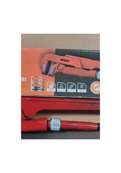 1.5'' İngiliz Anahtarı 5,5 Cm Ağız Açıklığı 43 Cm Boy Maşalı Boru Anahtarı Profesyonel Sökme Sıkma