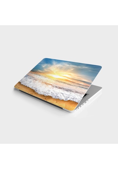 Laptop Sticker Bilgisayar Notebook Pc Kaplama Etiketi Deniz Dalga