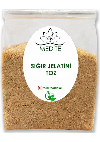 Sığır Jelatini Öğütülmüş Toz 1000 Gr